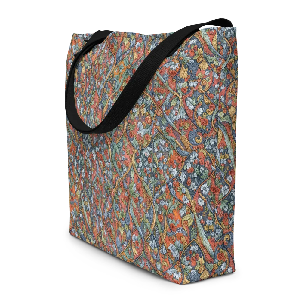 Morris Afterglow on Large Tote Bag W/ Pocket — Front