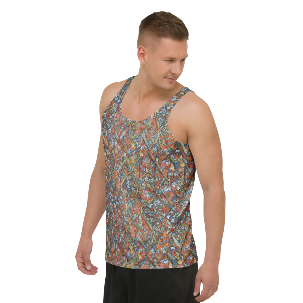 Morris Afterglow on Men's Tank Top — Left Front