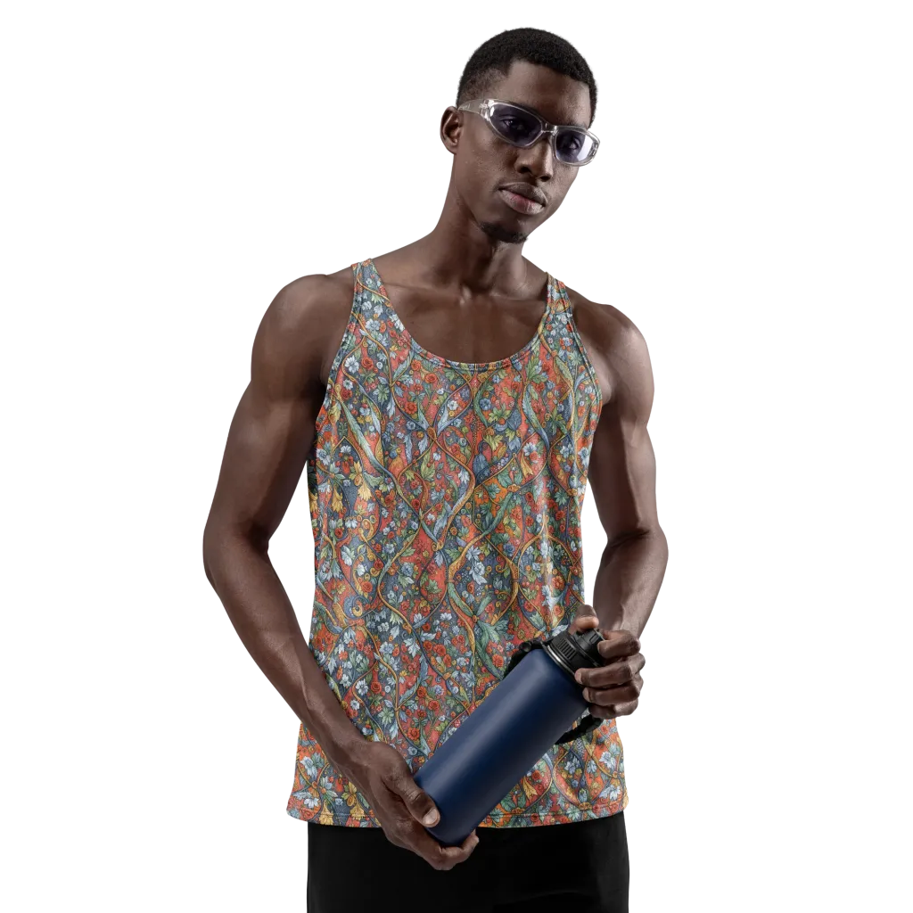 Morris Afterglow on Men's Tank Top — Front