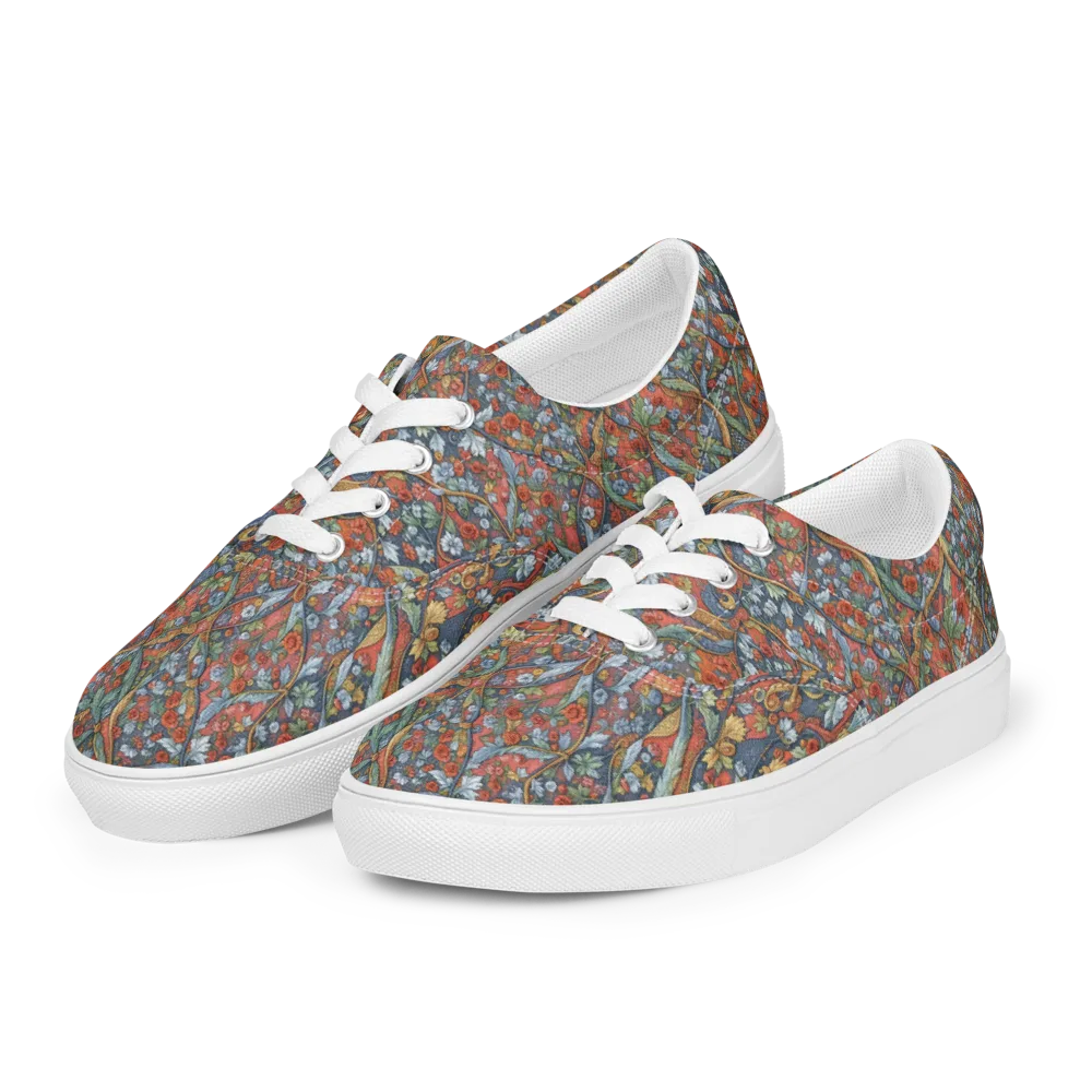 Morris Afterglow on Men's Lace-Up Canvas Shoes — Left Front