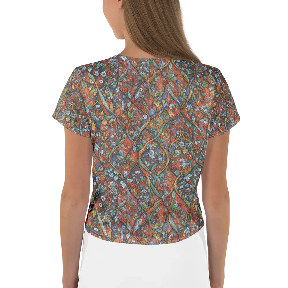 Morris Afterglow on Crop Tee — Back