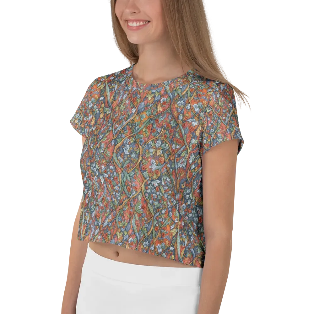 Morris Afterglow on Crop Tee — Left