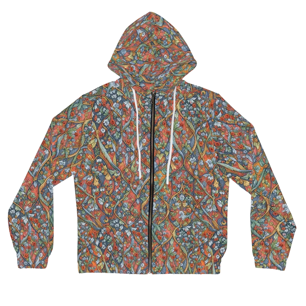 Morris Afterglow on Women's Full-Zip Hoodie — Front