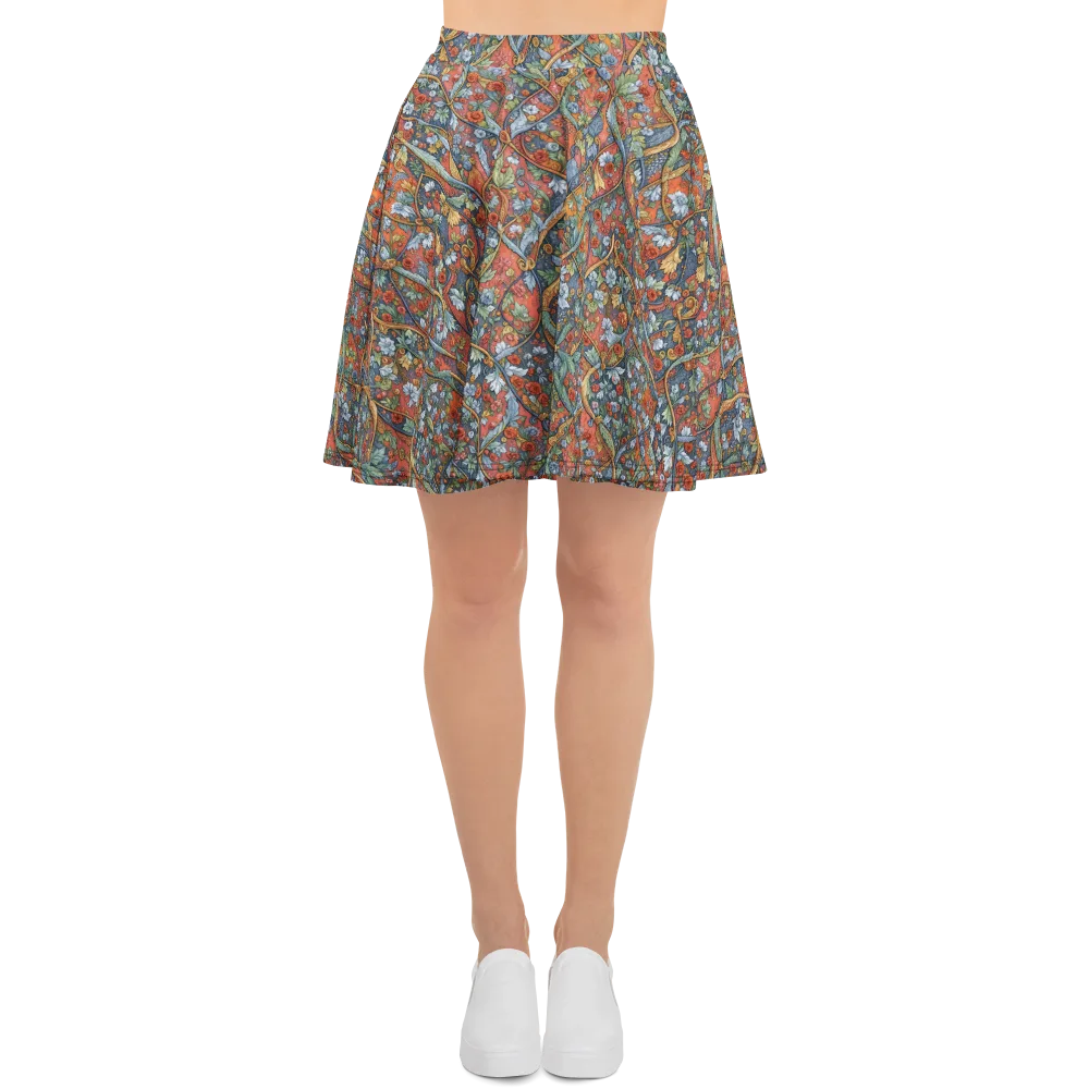Morris Afterglow on Skater Skirt — Front