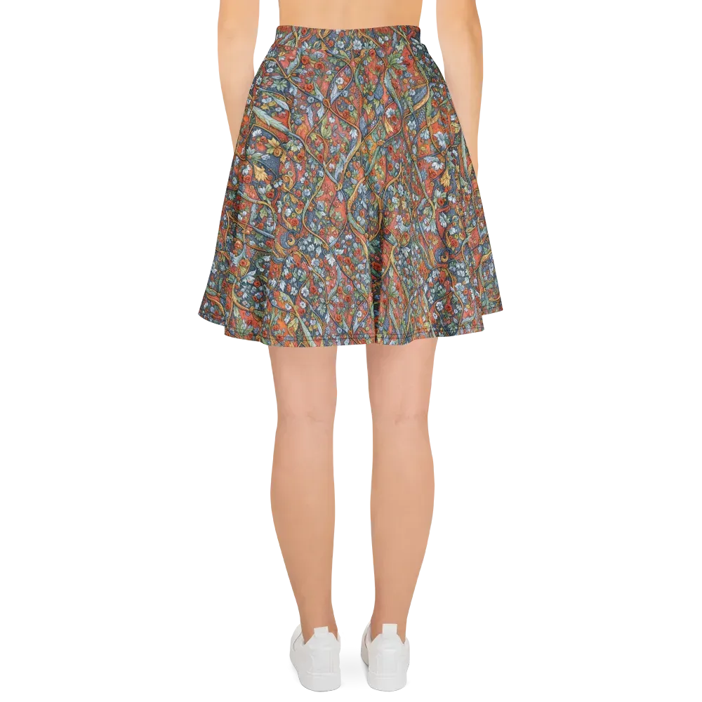 Morris Afterglow on Skater Skirt — Back