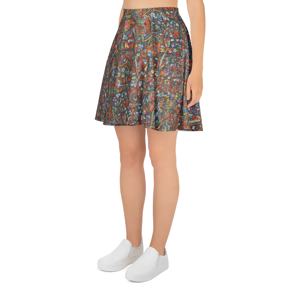 Morris Afterglow on Skater Skirt — Left