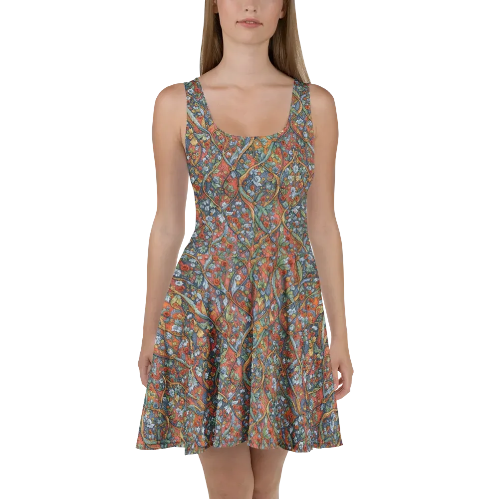 Morris Afterglow on Skater Dress — Front
