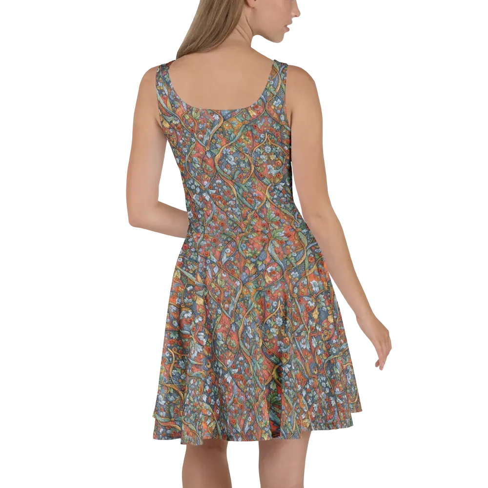 Morris Afterglow on Skater Dress — Back