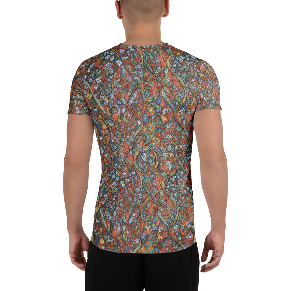 Morris Afterglow on Men's Athletic T-Shirt — Back