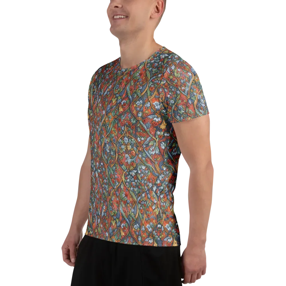 Morris Afterglow on Men's Athletic T-Shirt — Left