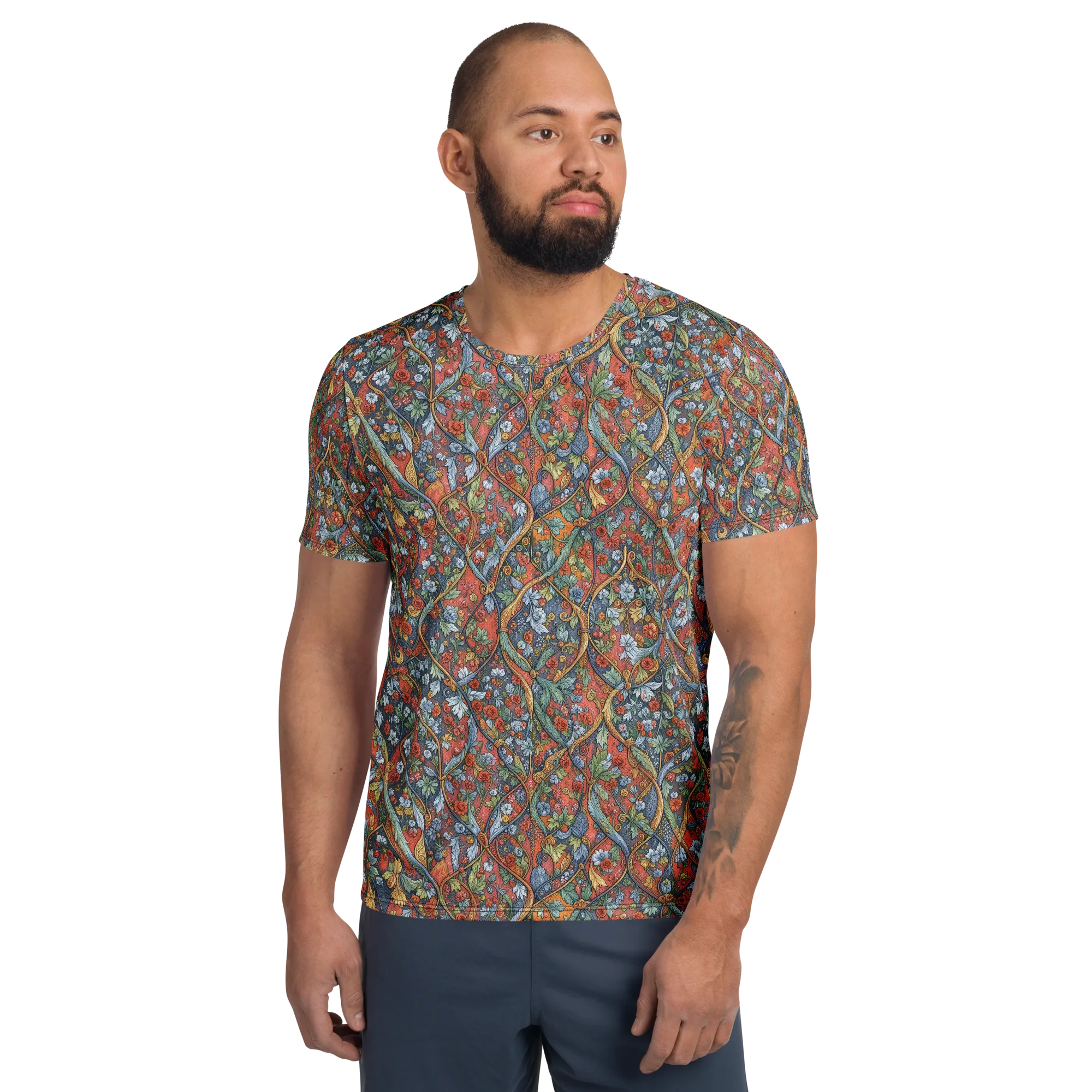 Morris Afterglow on Men's Athletic T-Shirt — Front