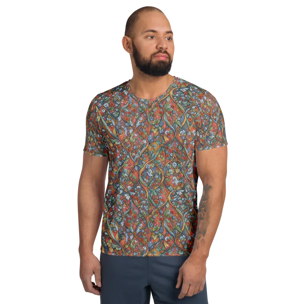 Morris Afterglow on Men's Athletic T-Shirt — Front