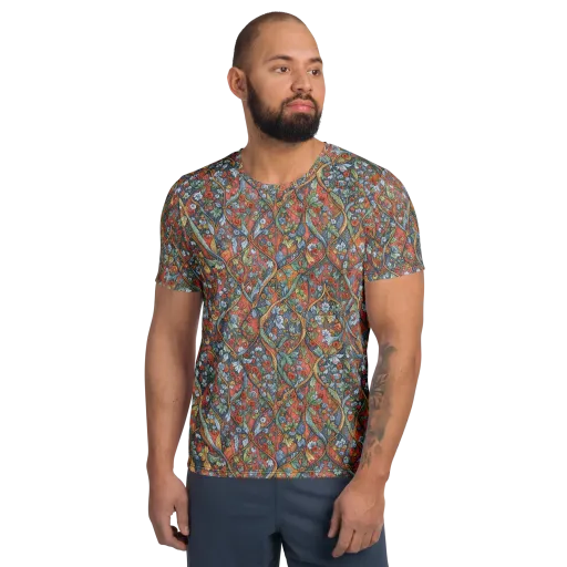 Morris Afterglow on a Men's Athletic T-Shirt