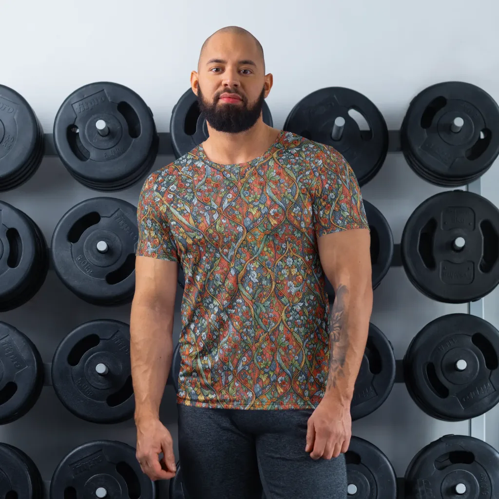 Morris Afterglow on Men's Athletic T-Shirt — Front