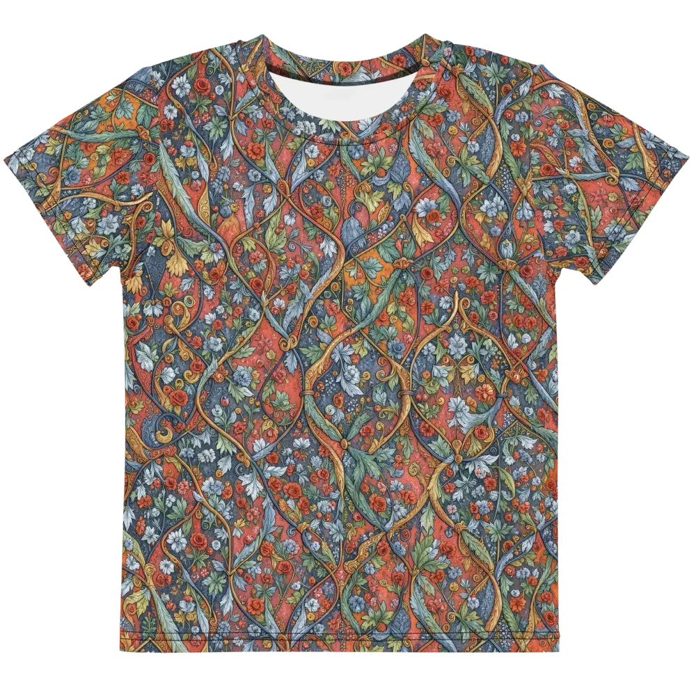 Morris Afterglow on Kids Crew Neck T-Shirt — Front