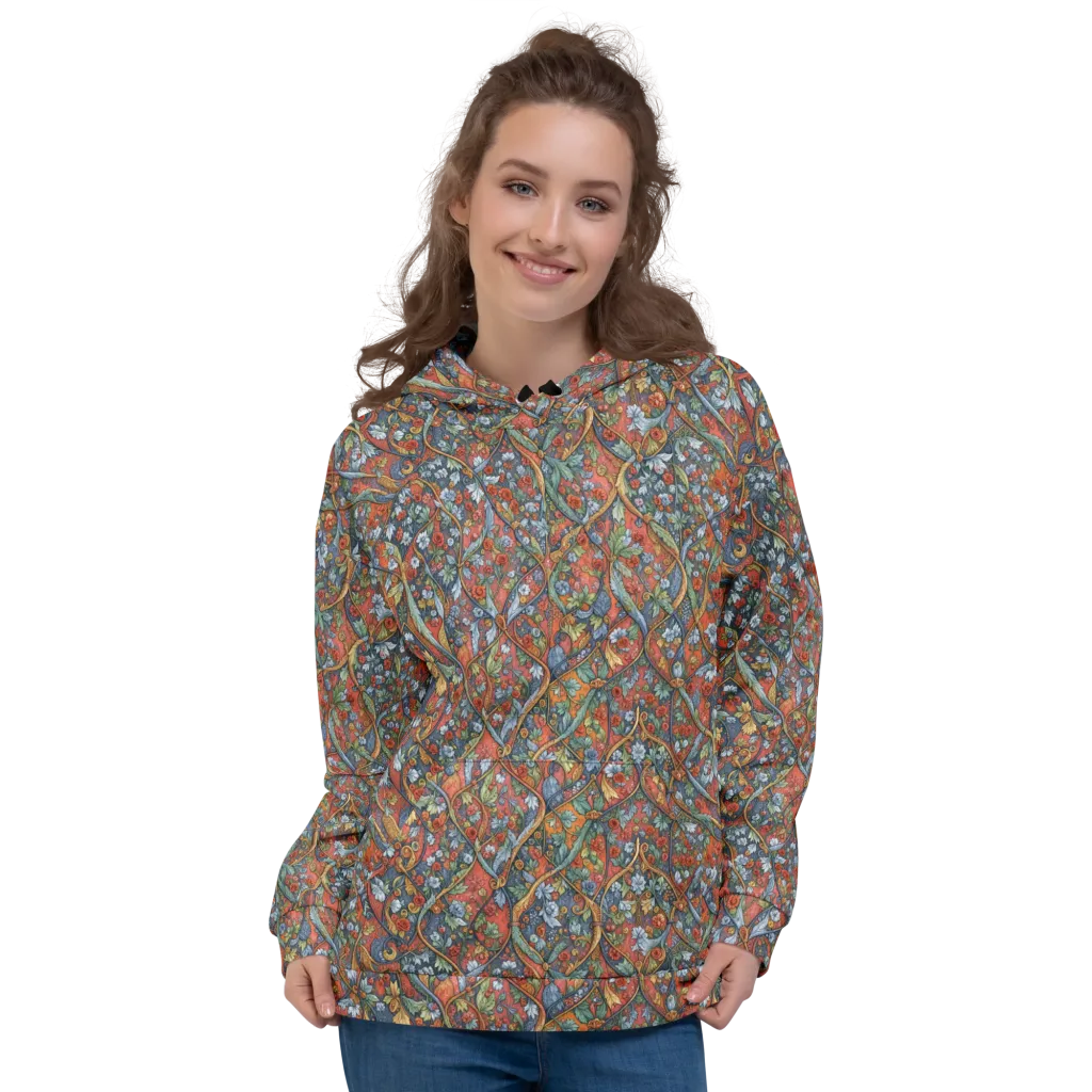 Morris Afterglow on Hoodie — Front