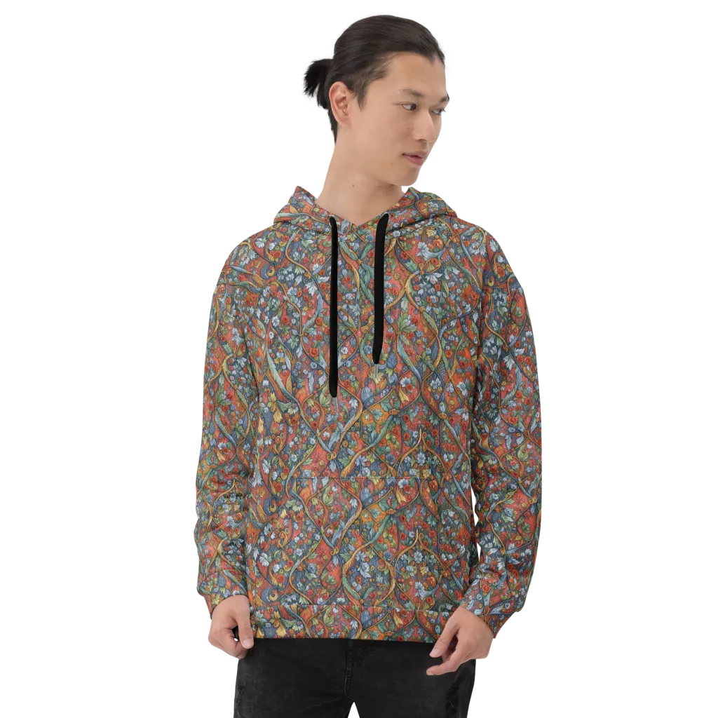 Morris Afterglow on Hoodie — Front