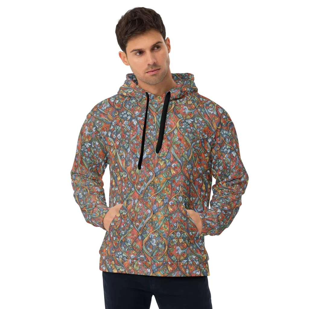 Morris Afterglow on Hoodie — Front