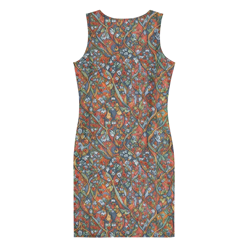 Morris Afterglow on Bodycon Dress — Back