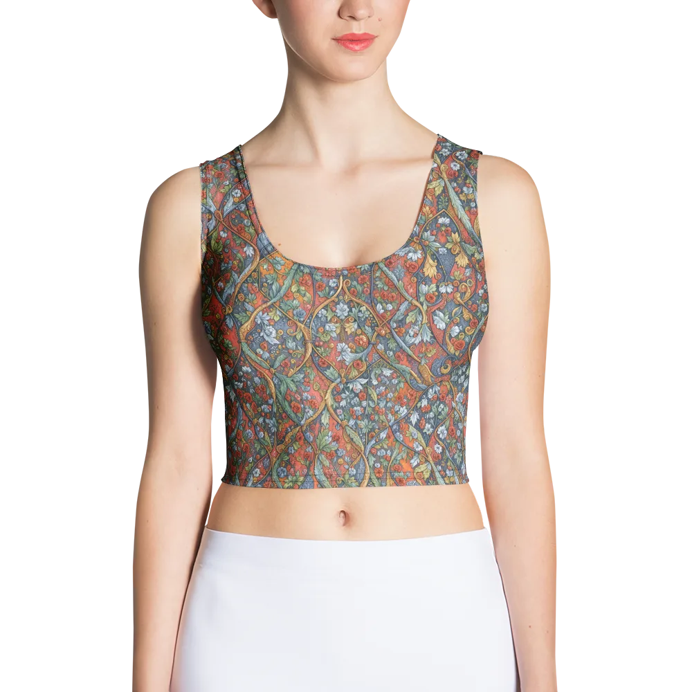 Morris Afterglow on Crop Top — Front
