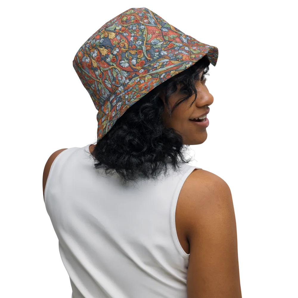 Morris Afterglow on Reversible Bucket Hat — Right Outside