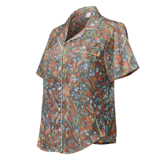 Morris Afterglow on a Women's Short Sleeve Pajama Top