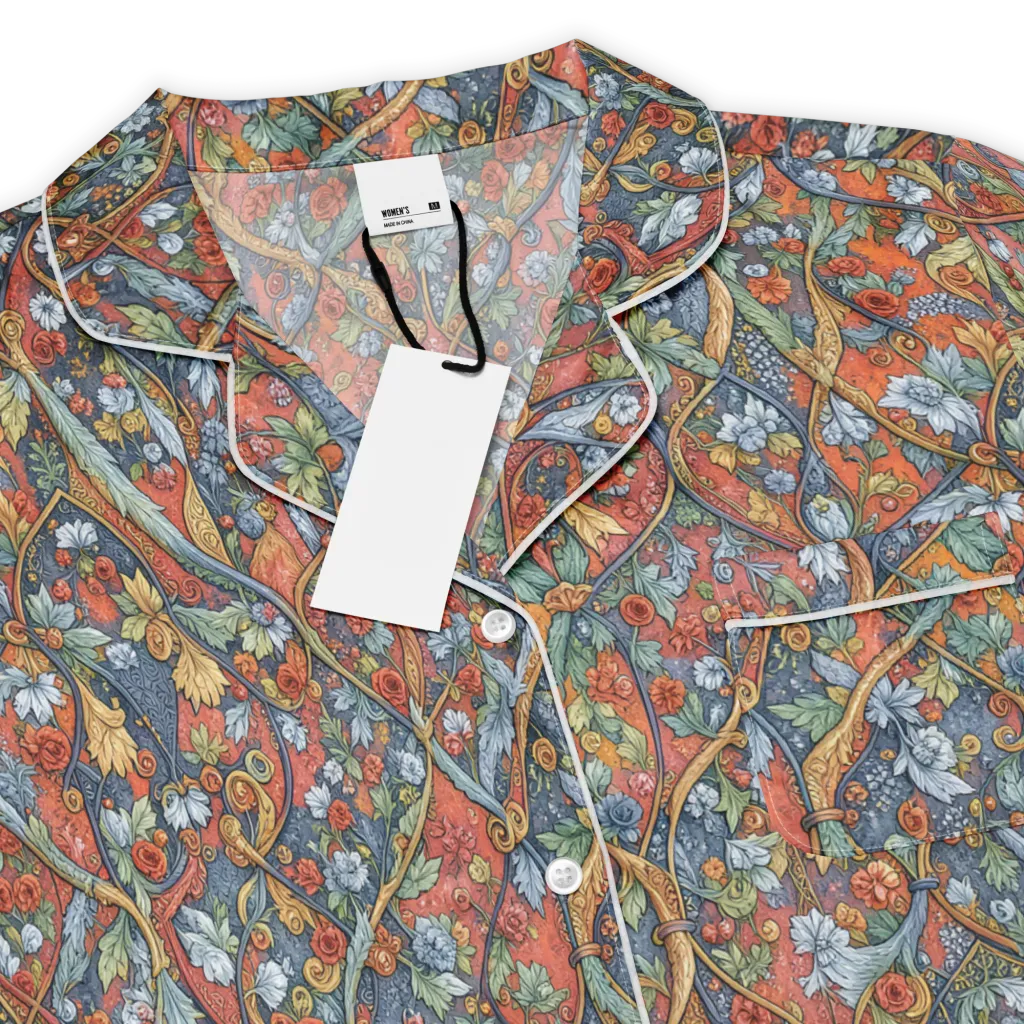 Morris Afterglow on Women's Short Sleeve Pajama Top — Product details