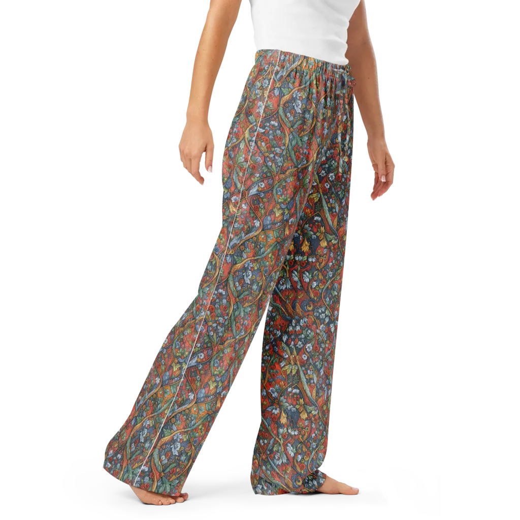 Morris Afterglow on Women's Pajama Pants — Right Front