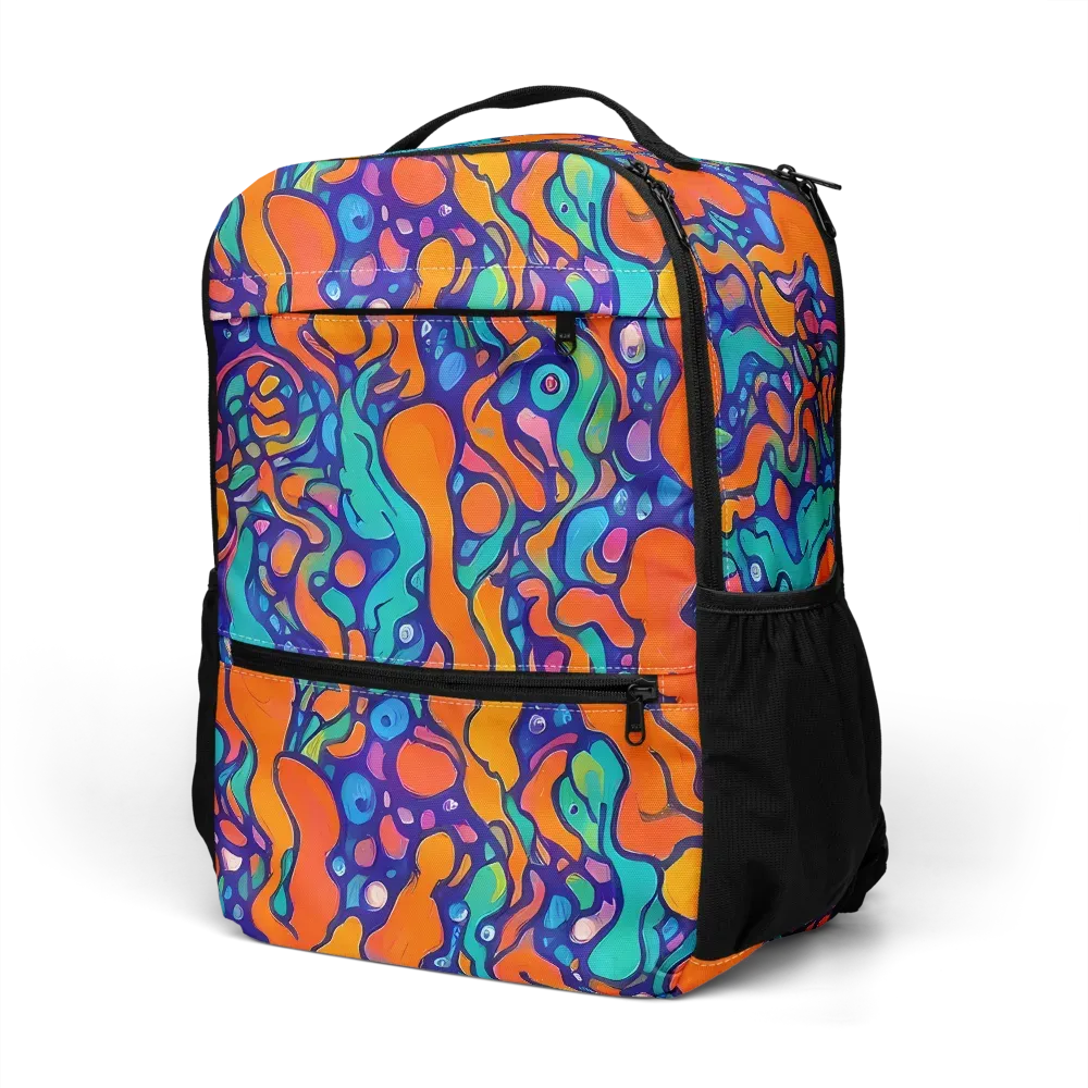 Chromatic Tidal Pool on Utility Backpack — Left Front