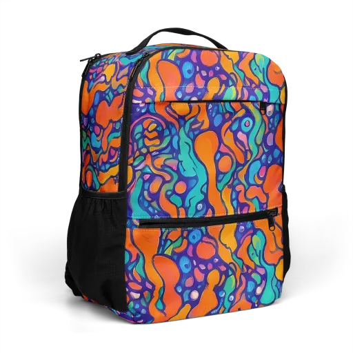 Chromatic Tidal Pool on a Utility Backpack