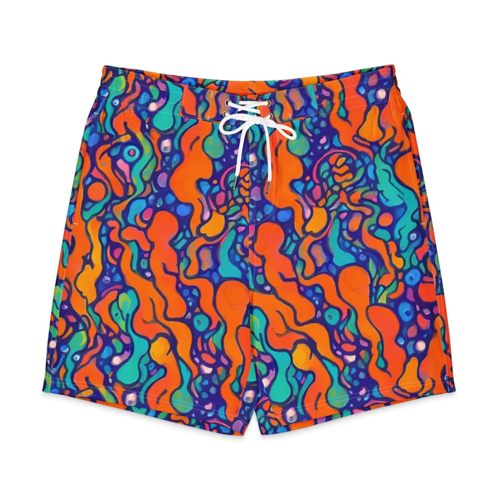 Chromatic Tidal Pool on Men's Board Shorts — Front
