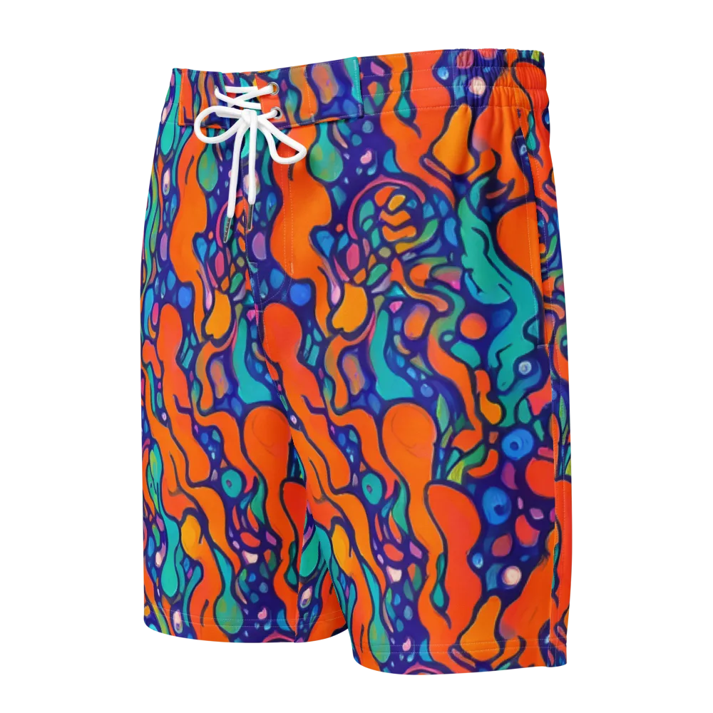 Chromatic Tidal Pool on Men's Board Shorts — Front