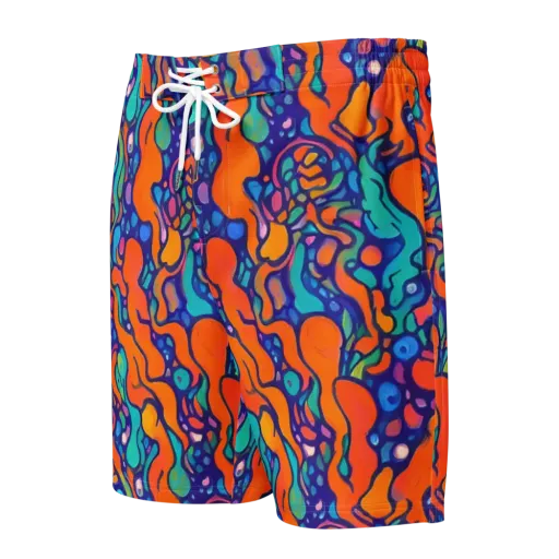 Chromatic Tidal Pool on a Men's Board Shorts