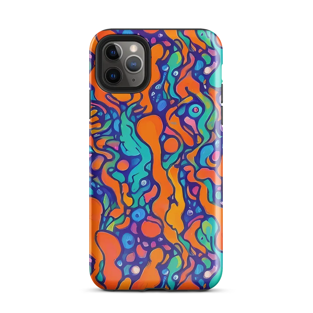 Chromatic Tidal Pool on Tough Case for iPhone® — Front