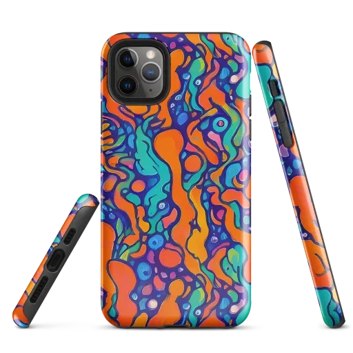 Chromatic Tidal Pool on a Tough Case for iPhone®