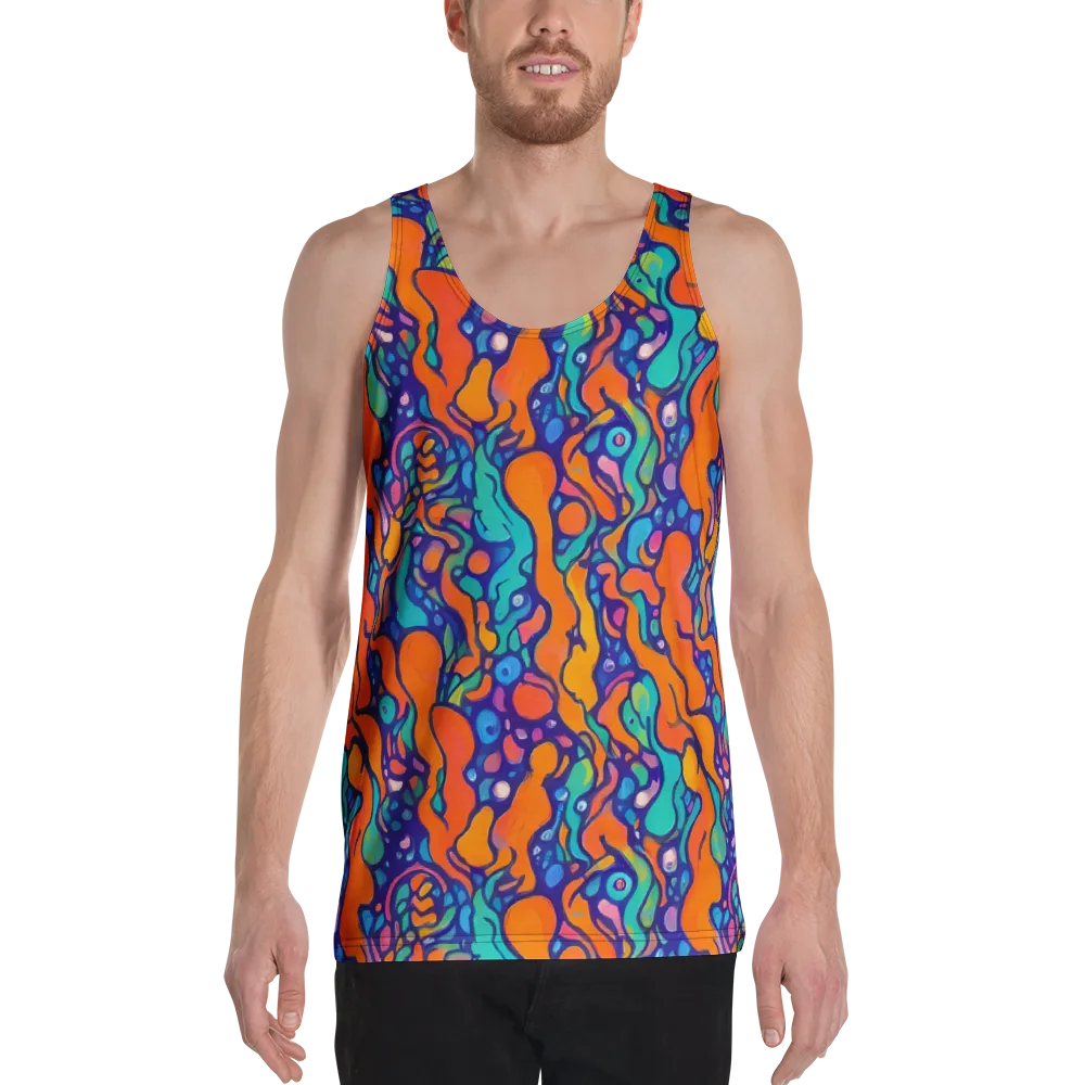 Chromatic Tidal Pool on Men's Tank Top — Front