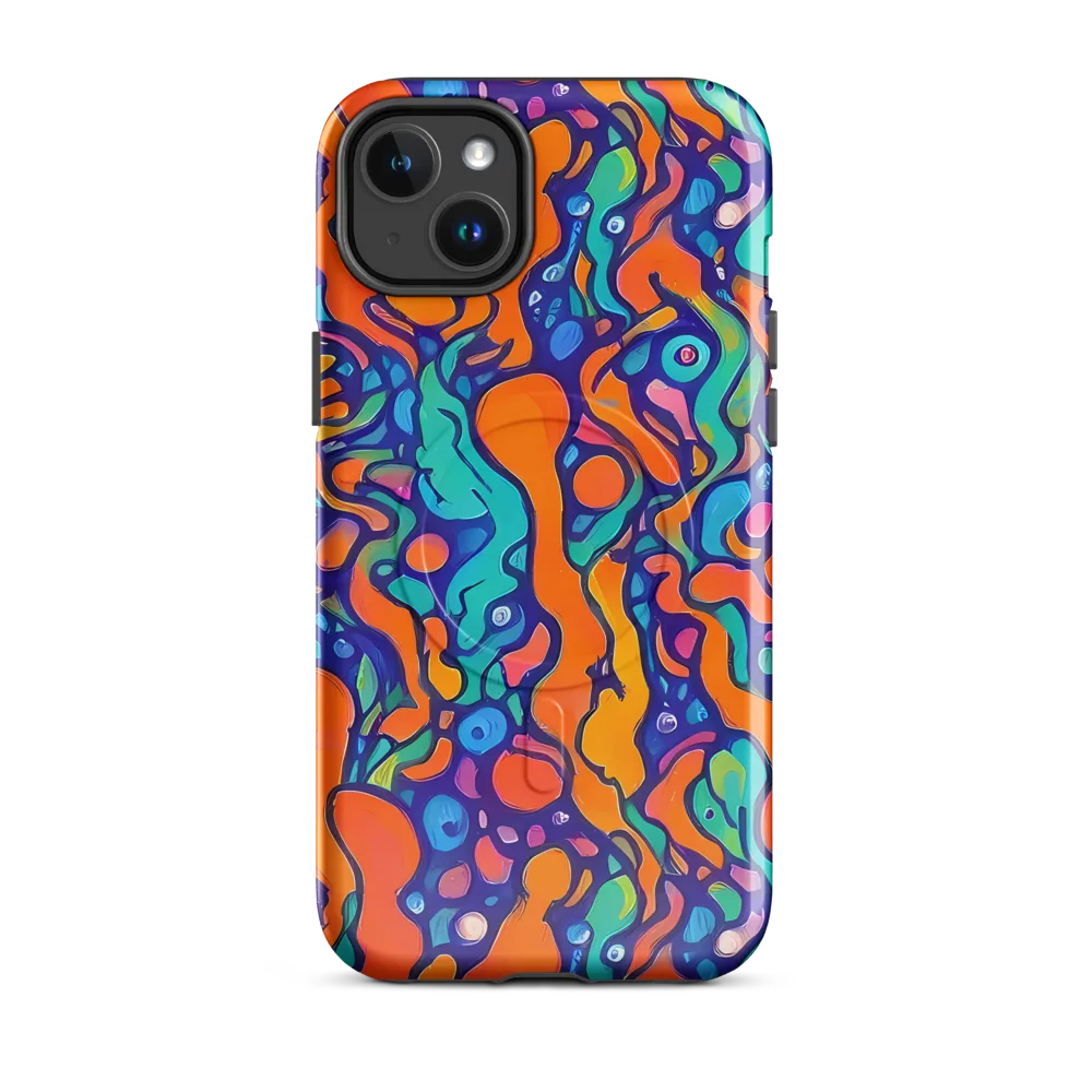 Chromatic Tidal Pool on MagSafe Tough Case for iPhone® — Front