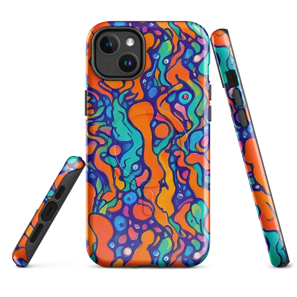Chromatic Tidal Pool on MagSafe Tough Case for iPhone® — Front