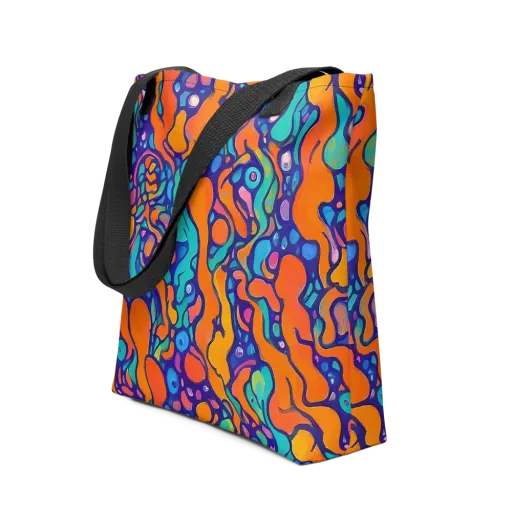 Chromatic Tidal Pool on a Tote Bag