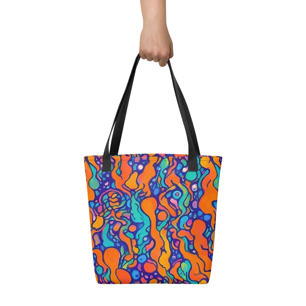 Chromatic Tidal Pool on Tote Bag — Front