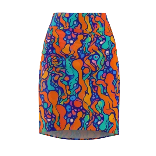 Chromatic Tidal Pool on a Pencil Skirt