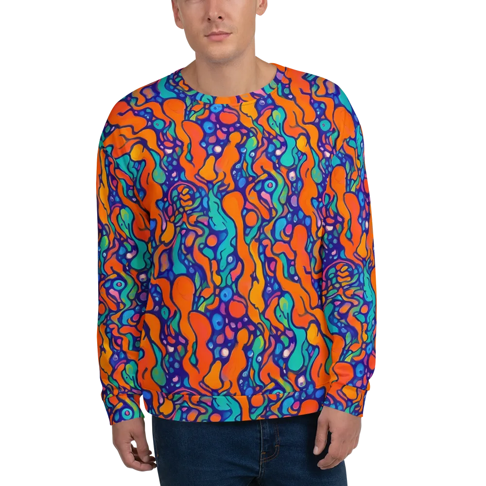 Chromatic Tidal Pool on Sweatshirt — Front