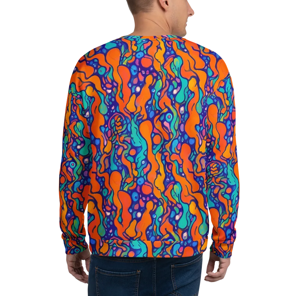 Chromatic Tidal Pool on Sweatshirt — Back