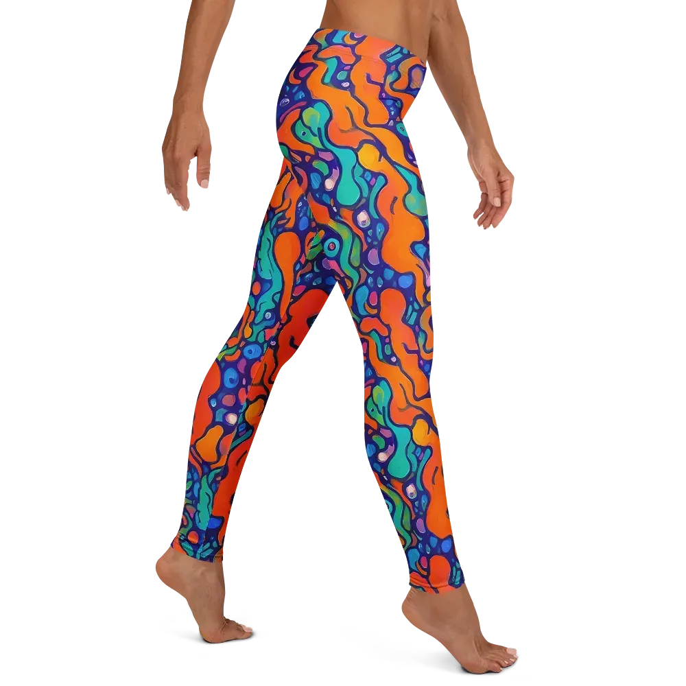 Chromatic Tidal Pool on Leggings — Right