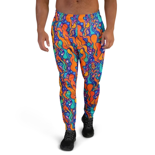 Chromatic Tidal Pool on a Men's Joggers