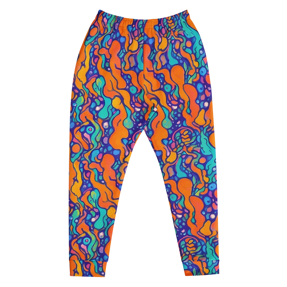 Chromatic Tidal Pool on Men's Joggers — Front