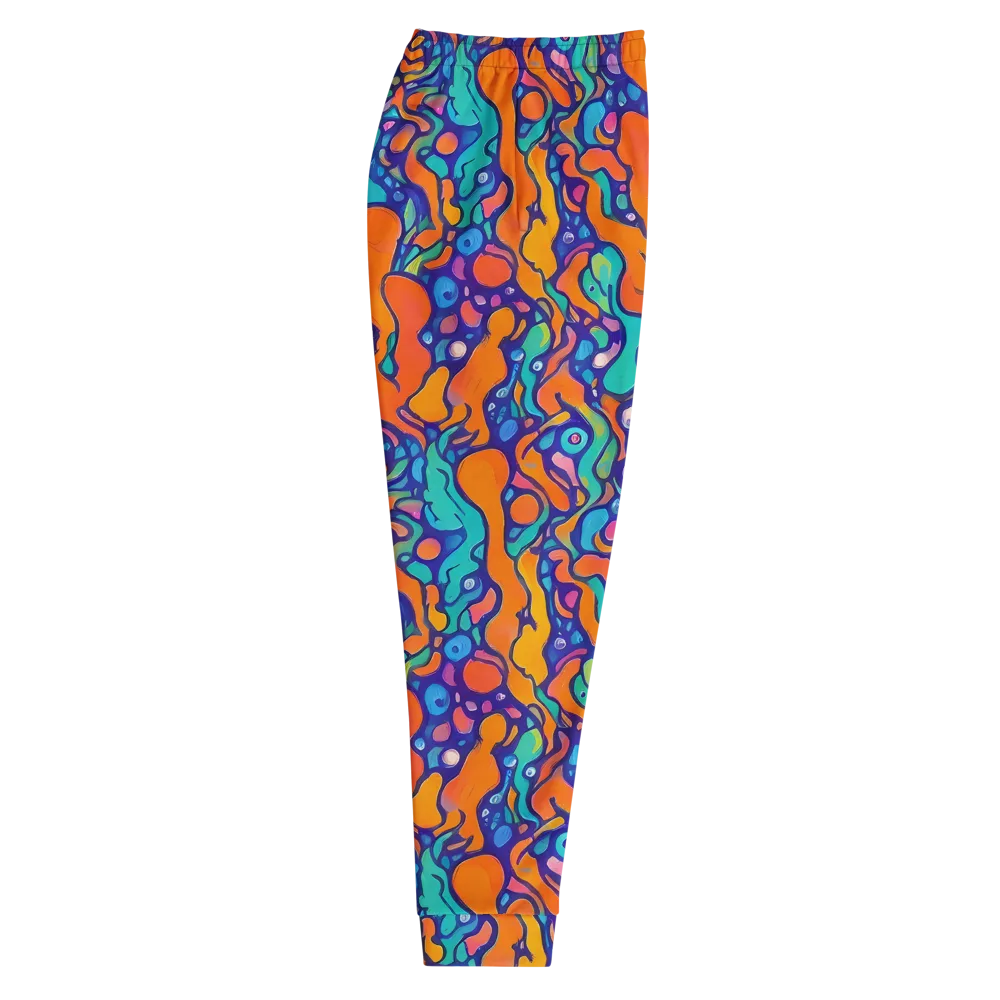 Chromatic Tidal Pool on Men's Joggers — Right