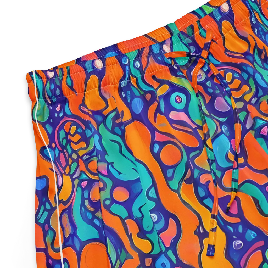 Chromatic Tidal Pool on Women's Pajama Shorts — Product details