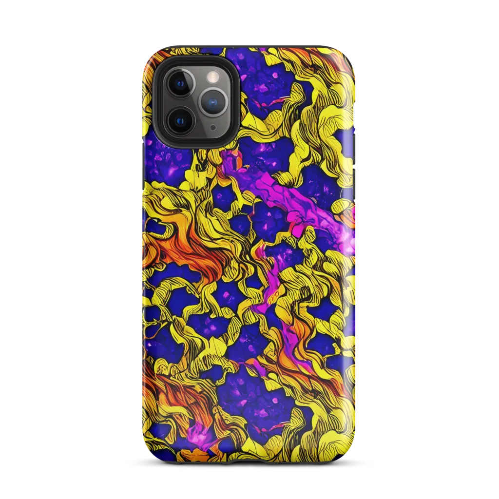 Ultraviolet Inferno on Tough Case for iPhone® — Front