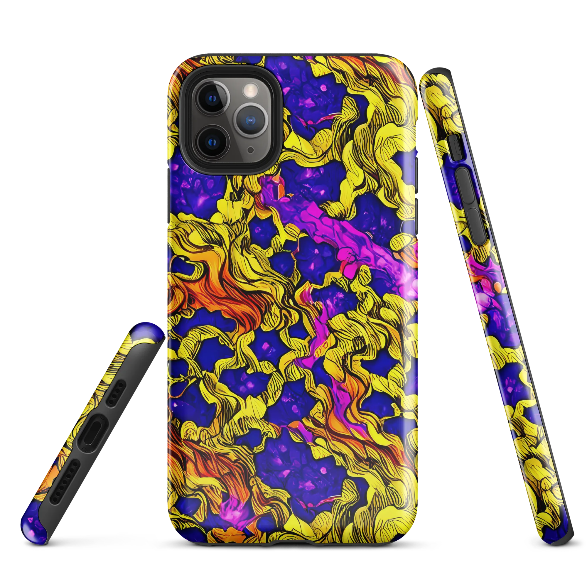 Ultraviolet Inferno on Tough Case for iPhone® — Front